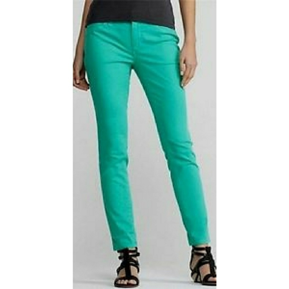 Women’s Slim Stretch Jeans - Mint Green